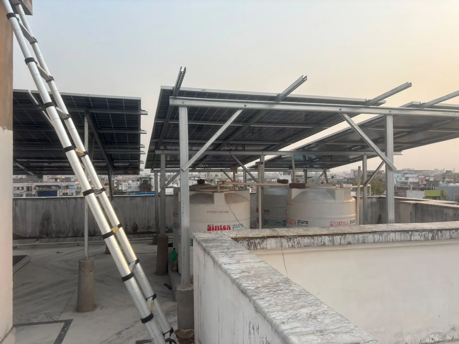 Terrace installation